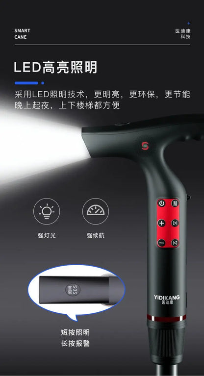 Bestseller Wheeled Crutches Walker Walker Portable Fracture Crutches for The Elderly Light Folding Walking Arm Type