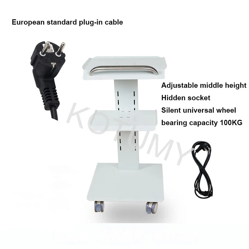 Beauty Salon Clinic Instrument Art With Socket Medical Cabinet Dental Trolley Mobile Portable Dental Trolley