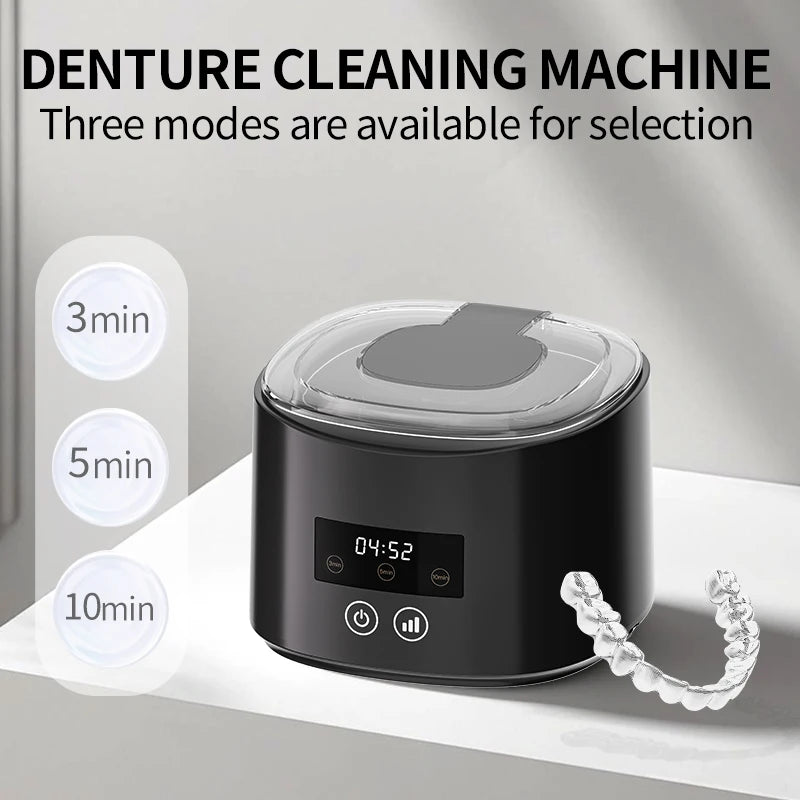 🔆 USB Rechargeable 50KHz Ultrasonic Cleaner - Ultimate Smile Protector!