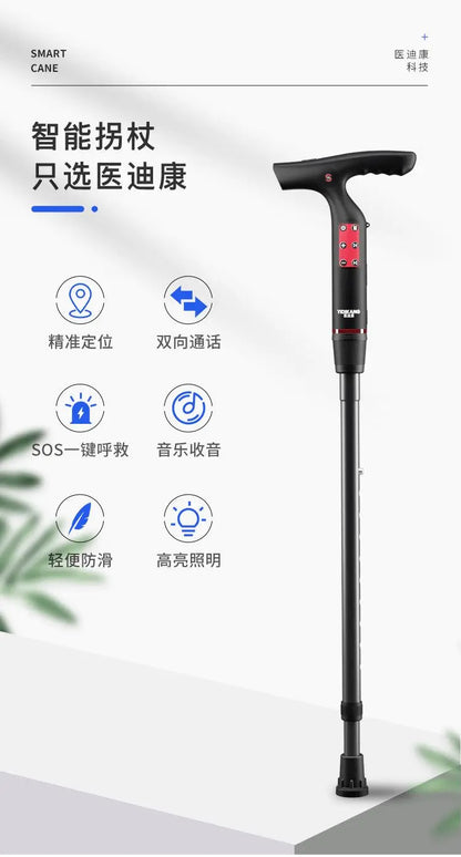 Bestseller Wheeled Crutches Walker Walker Portable Fracture Crutches for The Elderly Light Folding Walking Arm Type