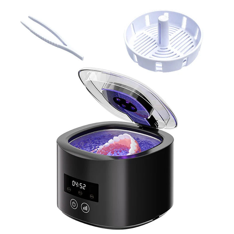 🔆 USB Rechargeable 50KHz Ultrasonic Cleaner - Ultimate Smile Protector!